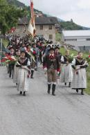 Sch�tzenkompanie Villanders beim Einzug zur Feldmesse
