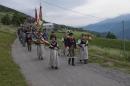 Sch�tzenkompanie Villanders beim Einzug zur Feldmesse