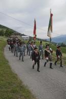 Sch�tzenkompanie Villanders beim Einzug zur Feldmesse
