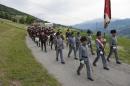 Sch�tzenkompanie Villanders beim Einzug zur Feldmesse