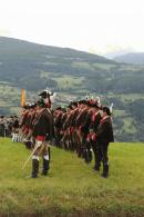 Villanderer Sch�tzen bei der Feldmesse