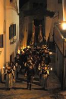Sch�tzenkompanie beim Einzug auf der Dorfgasse