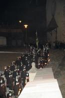 Sch�tzenkompanie beim Eintrffen im Kirchenbereich