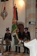 Fahnenabordnung Sch�tzen in der Pfarrkirche zum hl. Stephan