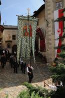 Fahnentr�ger bei Prozessionen