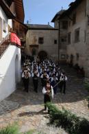 Musikkapelle von Villanders bei der Prozession